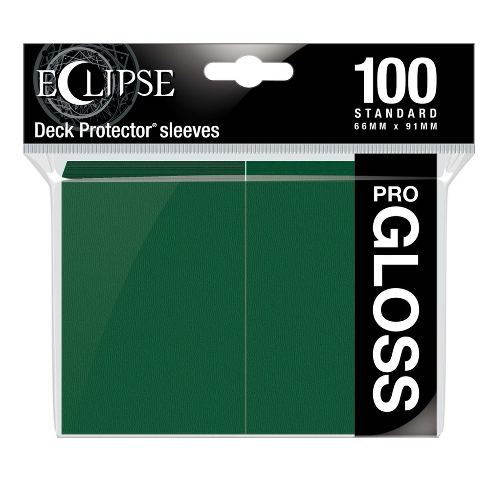 Ultra Pro: Eclipse Gloss Standard Sleeves 100 pack Forest Green