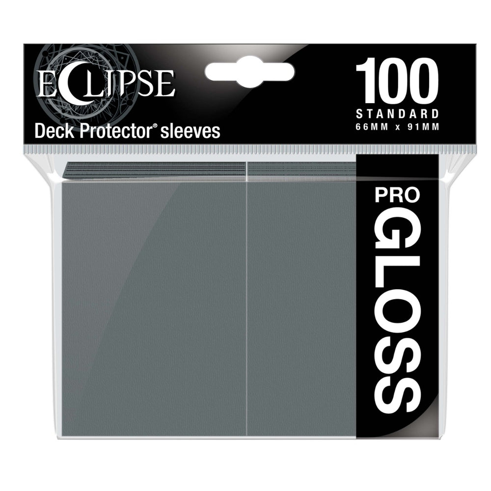 Ultra Pro: Eclipse Gloss Standard Sleeves 100 pack Smoke Grey