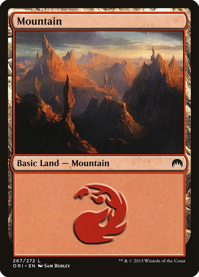 Mountain (267) [Magic Origins] Foil