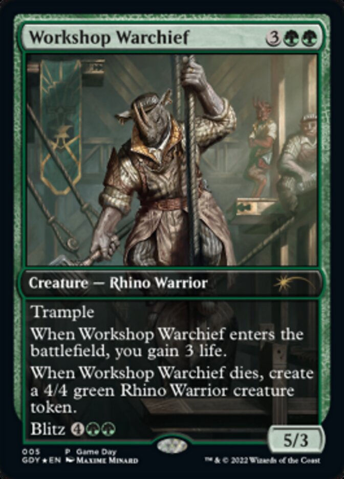 Workshop Warchief [Game Day 2022] Foil