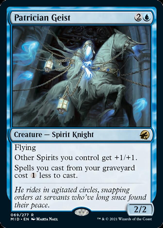 Patrician Geist [Innistrad: Midnight Hunt] Foil