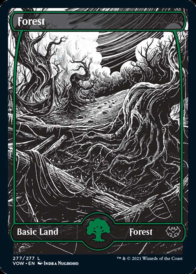 Forest (277) [Innistrad: Crimson Vow] Foil
