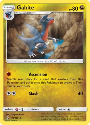 Gabite (98/156) [Sun & Moon: Ultra Prism] Reverse Holofoil