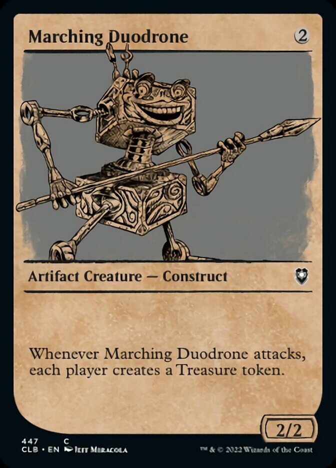 Marching Duodrone (Showcase) [Commander Legends: Battle for Baldur's Gate] Foil