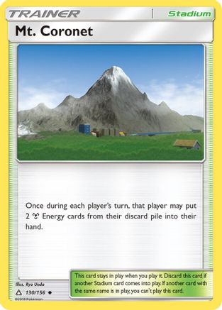 Mt. Coronet (130/156) [Sun & Moon: Ultra Prism] Reverse Holofoil