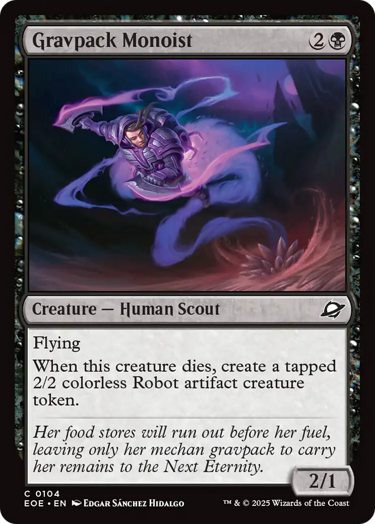 Gravpack Monoist [Edge of Eternities] Foil