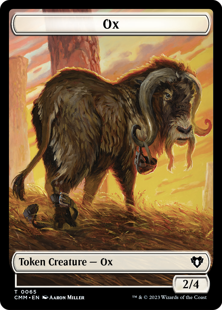 Ox  [Commander Masters Tokens]