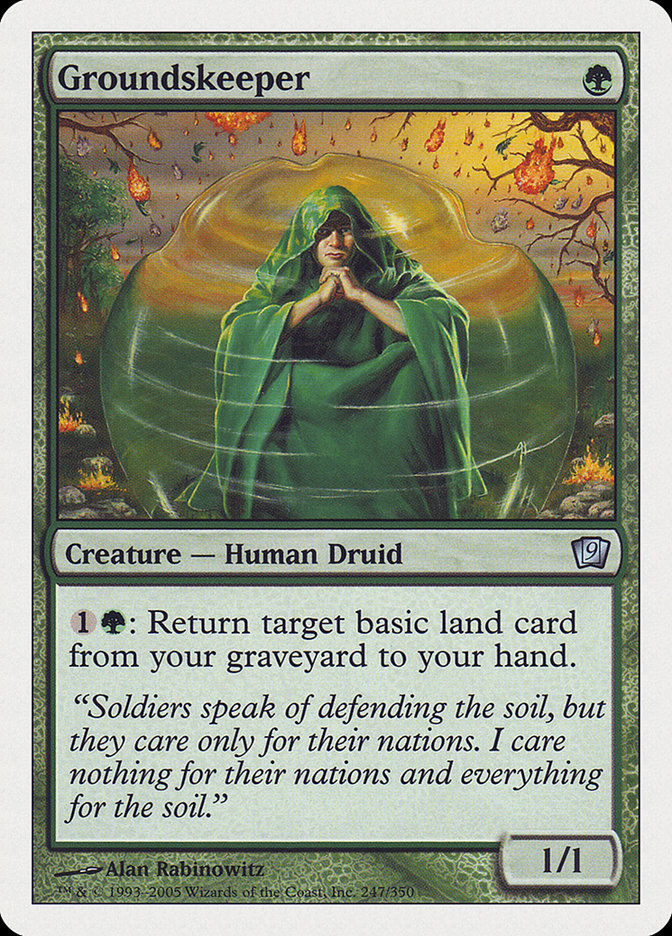 Groundskeeper [Ninth Edition] Foil