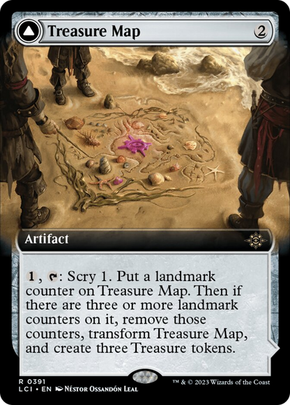 Treasure Map // Treasure Cove (Extended Art) [The Lost Caverns of Ixalan] Foil