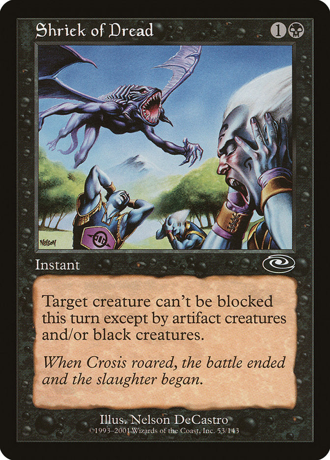 Shriek of Dread [Planeshift] Foil