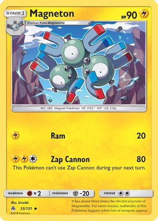 Magneton (35/131) [Sun & Moon: Forbidden Light] Reverse Holofoil