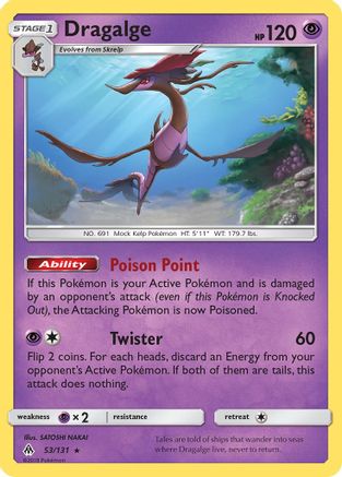 Dragalge (53/131) [Sun & Moon: Forbidden Light] Reverse Holofoil