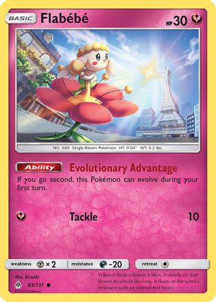 Flabebe (83/131) [Sun & Moon: Forbidden Light] Reverse Holofoil