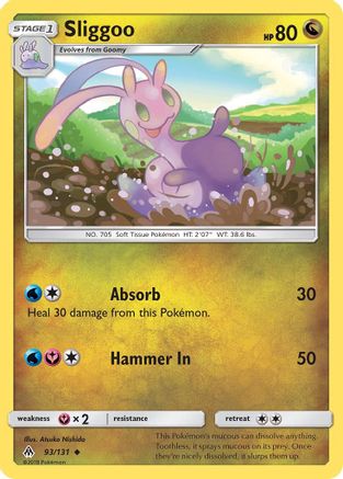 Sliggoo (93/131) [Sun & Moon: Forbidden Light] Reverse Holofoil