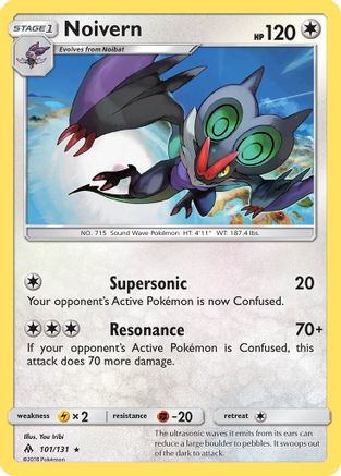 Noivern (101/131) [Sun & Moon: Forbidden Light] Reverse Holofoil