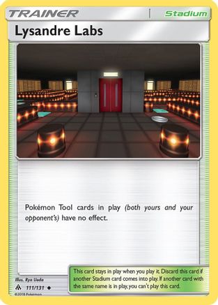 Lysandre Labs (111/131) [Sun & Moon: Forbidden Light] Reverse Holofoil