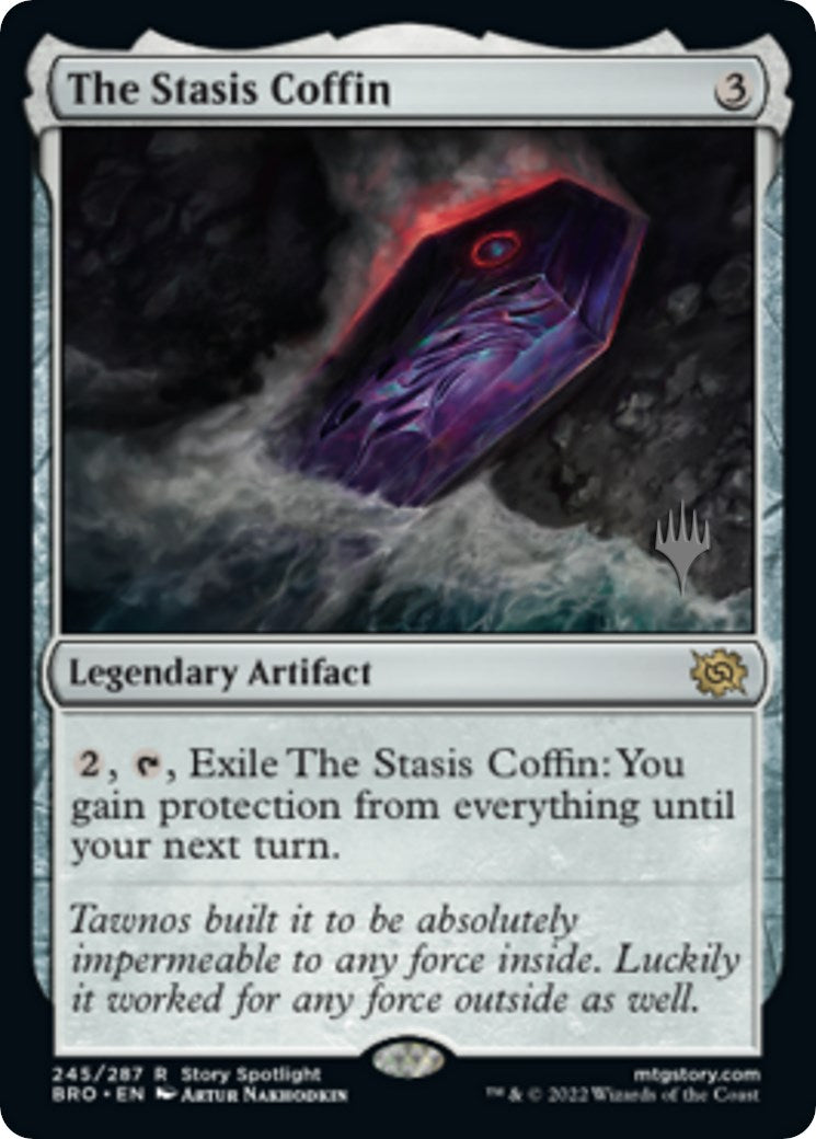 The Stasis Coffin (Promo Pack) [The Brothers' War Promos] Foil