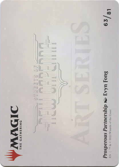 Prosperous Partnership // Prosperous Partnership  [New Capenna Art Series] (Borderless) Foil