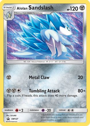 Alolan Sandslash (SM127) [Sun & Moon: Black Star Promos] Holofoil
