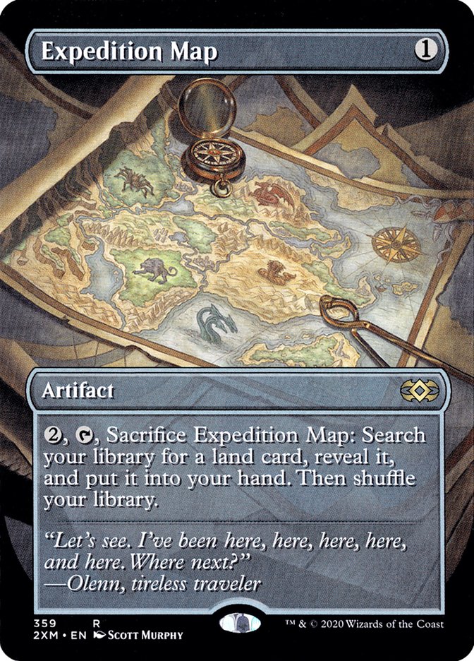 Expedition Map (Toppers) [Double Masters] Foil
