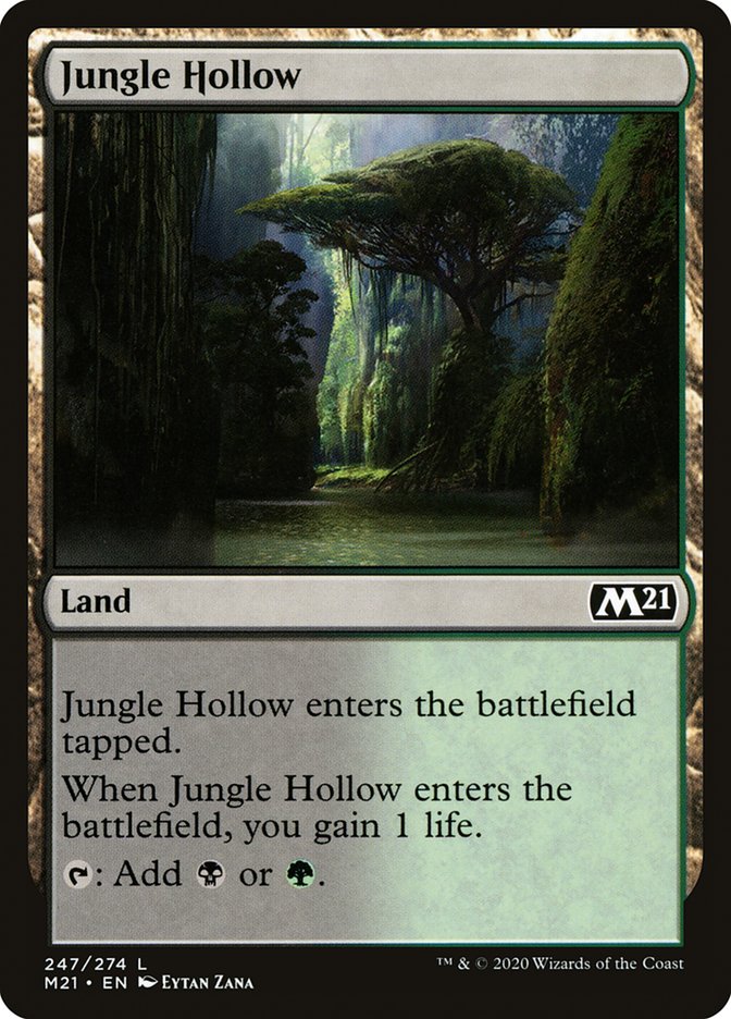 Jungle Hollow [Core Set 2021] Foil