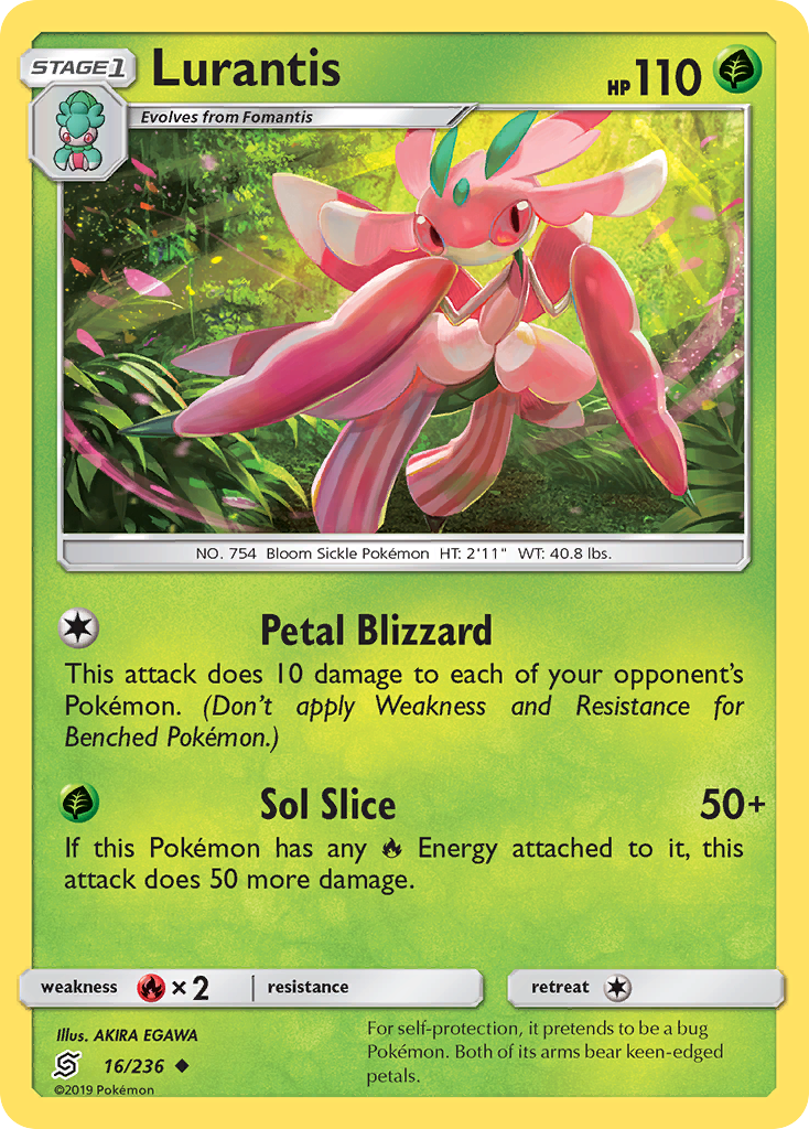 Lurantis (16/236) [Sun & Moon: Unified Minds] Reverse Holofoil