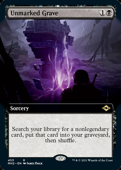 Unmarked Grave (Extended Art) [Modern Horizons 2] Foil
