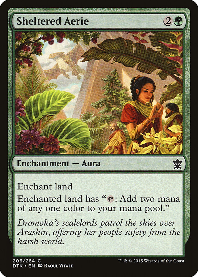 Sheltered Aerie [Dragons of Tarkir] Foil