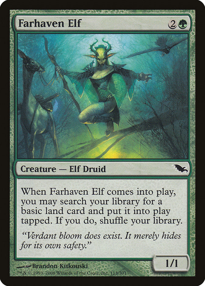 Farhaven Elf [Shadowmoor] Foil