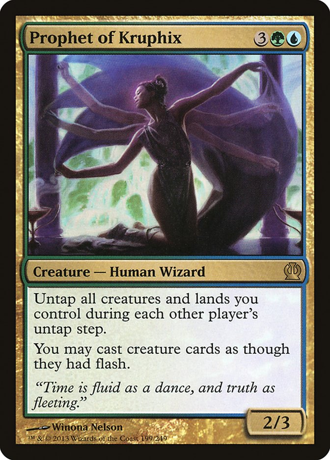 Prophet of Kruphix [Theros] Foil
