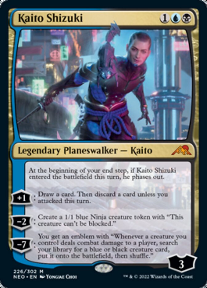 Kaito Shizuki [Kamigawa: Neon Dynasty] Foil