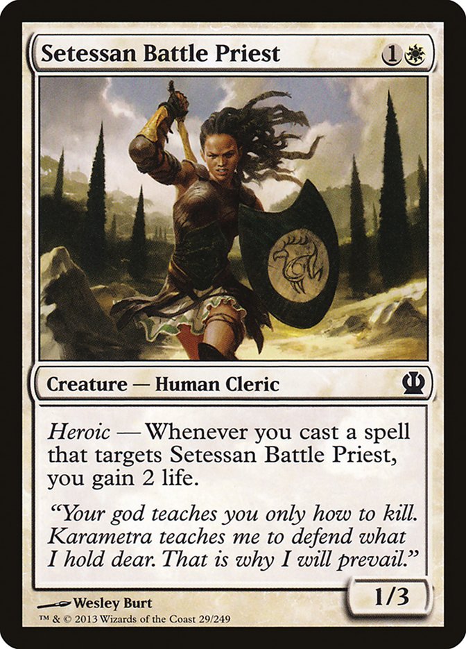 Setessan Battle Priest [Theros] Foil