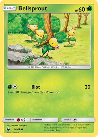 Bellsprout (1/168) [Sun & Moon: Celestial Storm] Reverse Holofoil