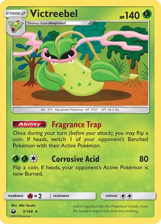 Victreebel (3/168) [Sun & Moon: Celestial Storm] Reverse Holofoil
