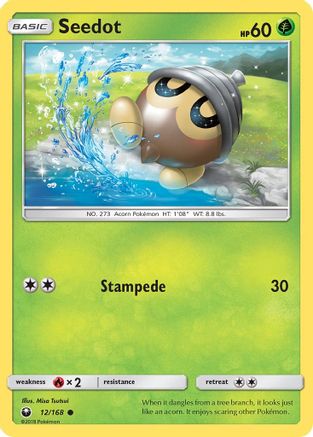 Seedot (12/168) [Sun & Moon: Celestial Storm] Reverse Holofoil