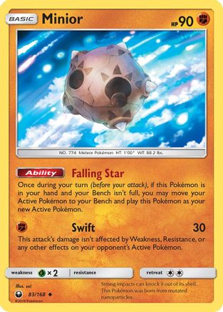 Minior (83/168) [Sun & Moon: Celestial Storm] Reverse Holofoil