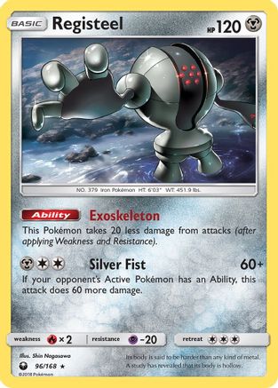 Registeel (96/168) [Sun & Moon: Celestial Storm] Reverse Holofoil