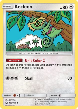Kecleon (122/168) [Sun & Moon: Celestial Storm] Reverse Holofoil