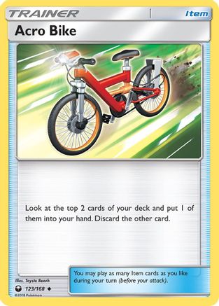 Acro Bike (123/168) [Sun & Moon: Celestial Storm] Reverse Holofoil