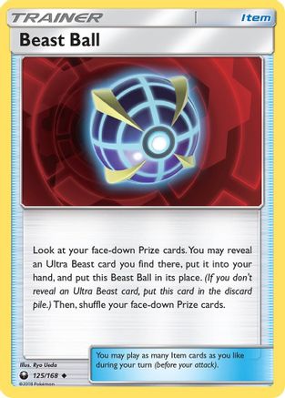 Beast Ball (125/168) [Sun & Moon: Celestial Storm] Reverse Holofoil