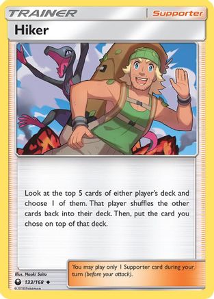 Hiker (133/168) [Sun & Moon: Celestial Storm] Reverse Holofoil