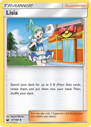 Lisia (137/168) [Sun & Moon: Celestial Storm] Reverse Holofoil