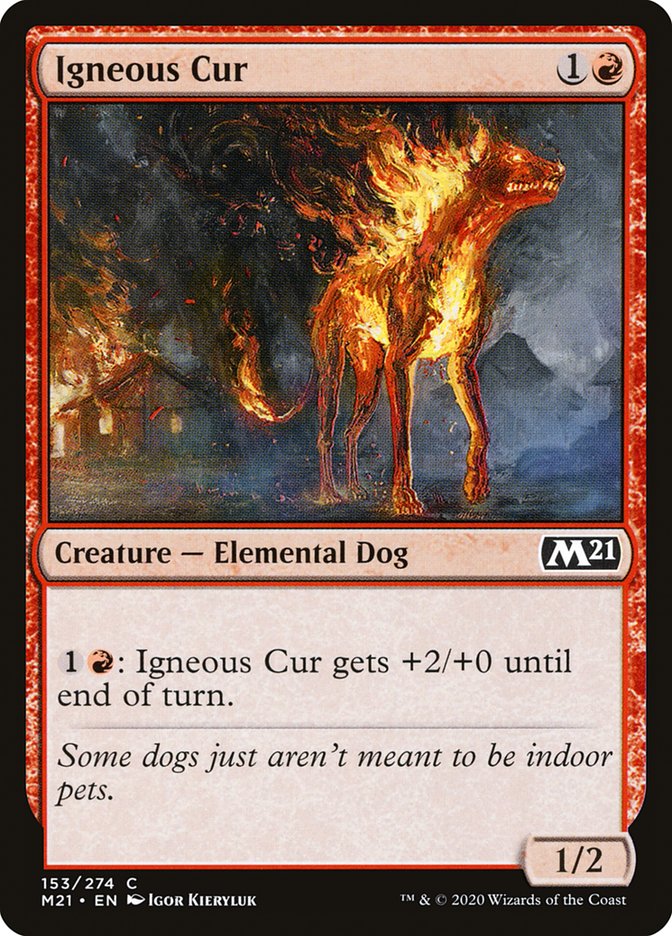 Igneous Cur [Core Set 2021] Foil