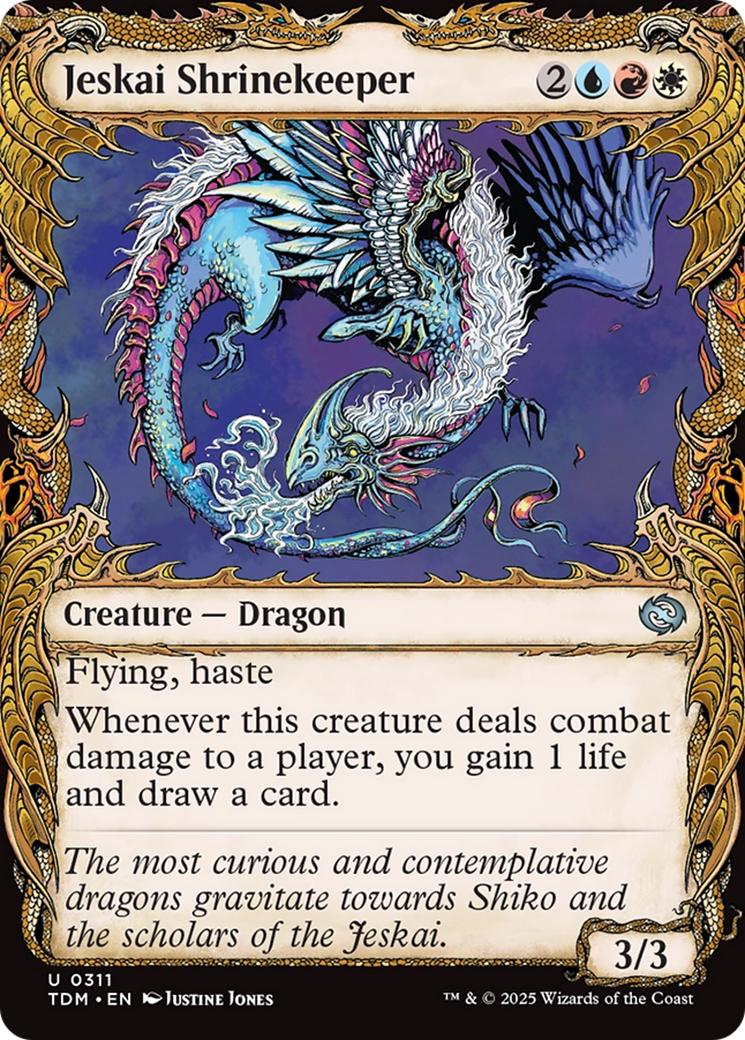 Jeskai Shrinekeeper (Showcase) [Tarkir: Dragonstorm] Foil