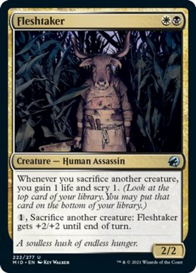 Fleshtaker [Innistrad: Midnight Hunt] Foil