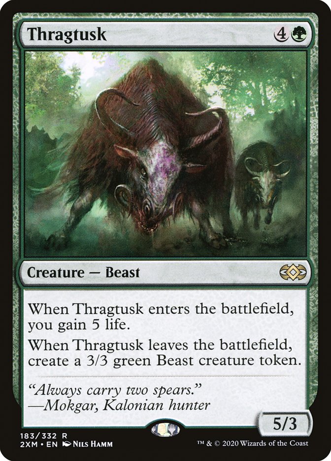Thragtusk [Double Masters] Foil