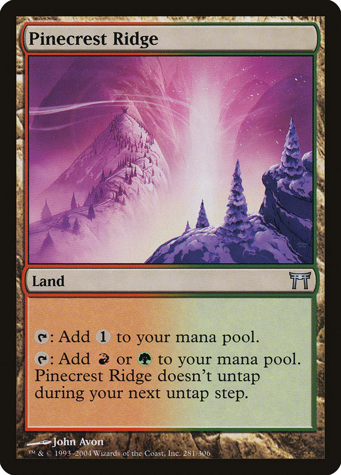 Pinecrest Ridge [Champions of Kamigawa] Foil