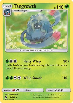 Tangrowth (2/214) [Sun & Moon: Lost Thunder] Reverse Holofoil
