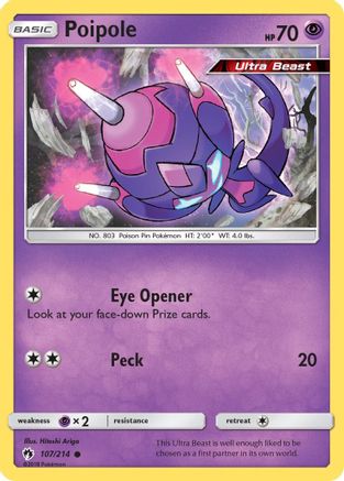 Poipole (107/214) [Sun & Moon: Lost Thunder] Reverse Holofoil