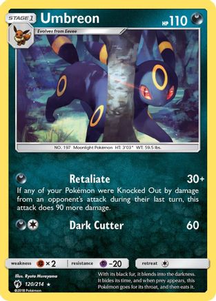 Umbreon (120/214) [Sun & Moon: Lost Thunder] Reverse Holofoil